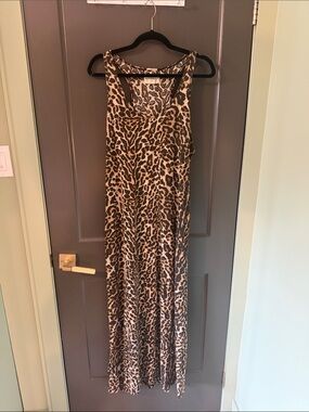 Denim & Supply Ralph Lauren Sleeveless Leopard-Print Maxi Dress - Brown & Black